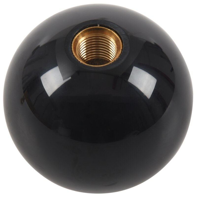 Universal Car Auto Black 8 Ball Gear Shift Shifter Knob W 8mm 10mm 12mm Adapter