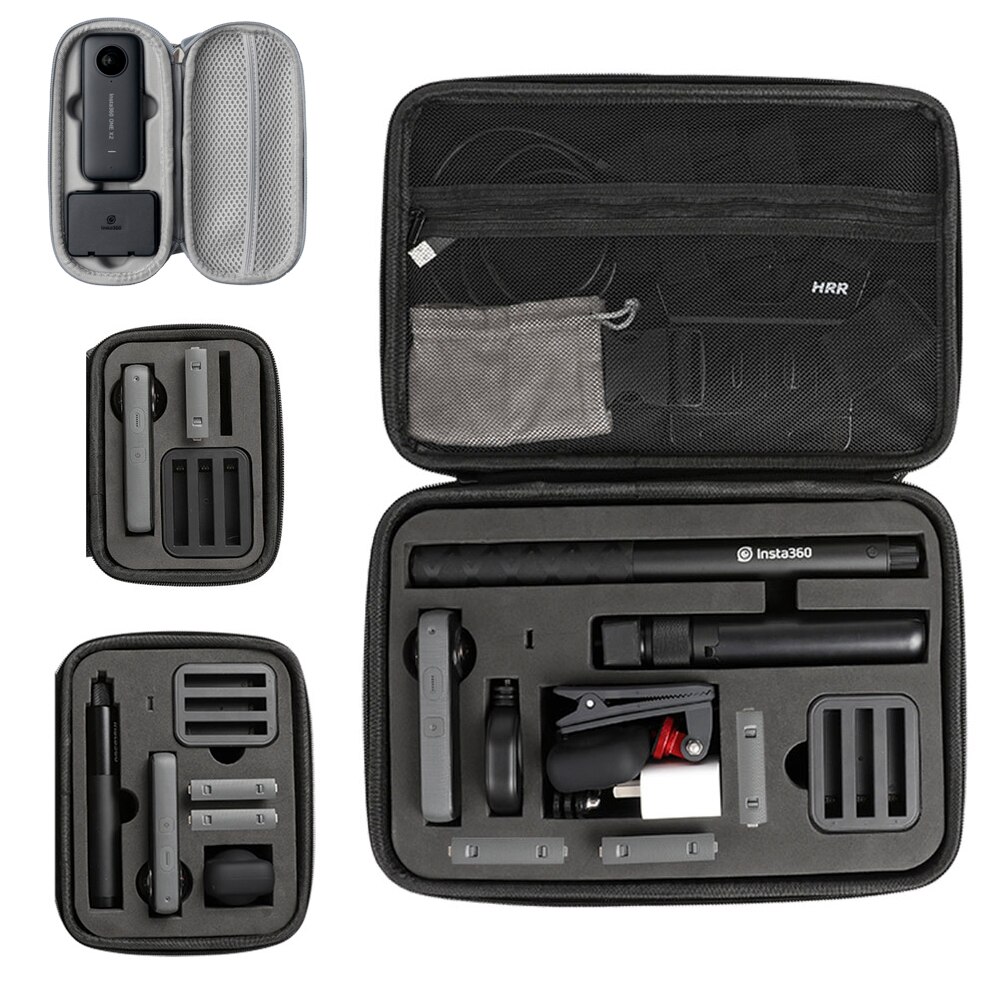 Insta360 ONE X2 Storage Case Carrying Bag Insta 360 Panoramic Camera Handbag Accessory Box(Large Medium Small)