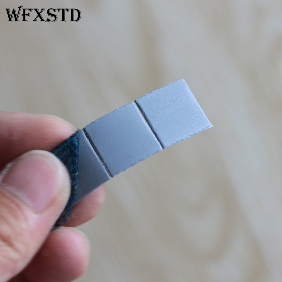 Wfxstd 1mm silicon gpu lämpötyyny laird kannettavan tietokoneen grafiikkamuistiin beiqiao prosessori gpu lämpösilica pad flex 740 johtava tyyny