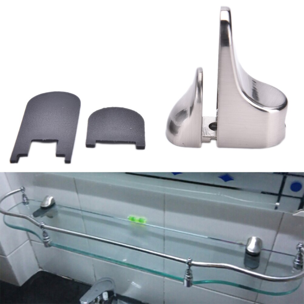 Glass plate bracket bracket adjustable glass clip 50x24x55mm glass fixing clip with screws and bracket slot