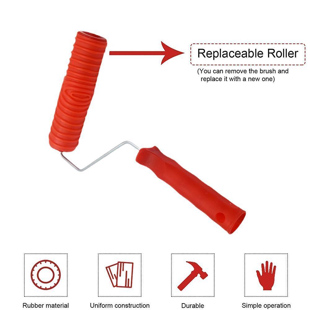 3D Brick Pattern Paint Roller Brick Pattern Concrete Stamper Decorative Texture Roller Hand Tool Home Decoration