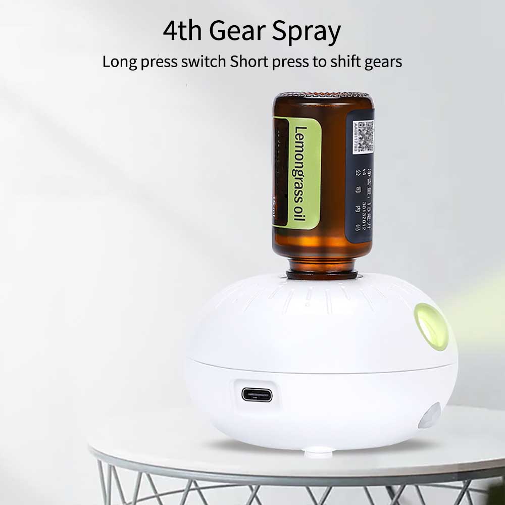 Mini macchina per aromaterapia con diffusore di fragranze di olio puro, induzione automatica, portatile, ricaricabile tramite USB, per diffusore di aromi