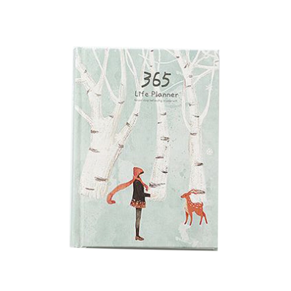 114 Sheets Agenda Planner Notebook Deer/Fish/Leaf Notebook DIY Weekly Monthly Daily Diary Stationery Notebook Planners: Deerlet