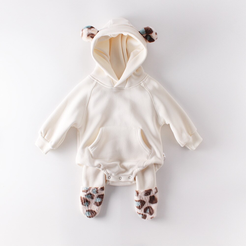 Body dessin animé pour bébé fille | Vêtements pour bébés filles, longues manches, combishort pour garçons, combinaison coréenne ours pour bébé