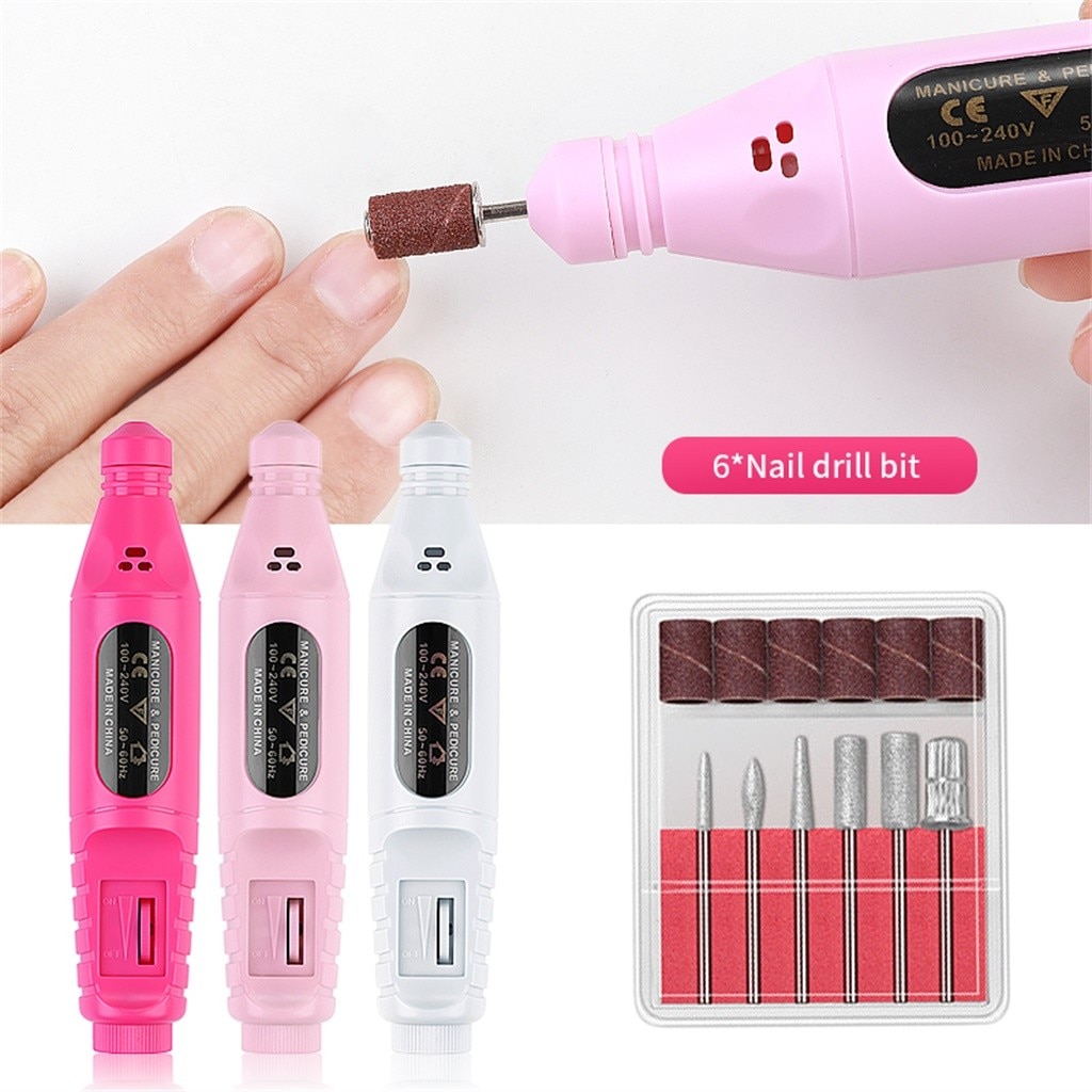 Manicure Portable Upgraded Nail Tool Nail Pen Sander USB Cable Portable Nail Polish Device Manicure Device-Upgraded FD