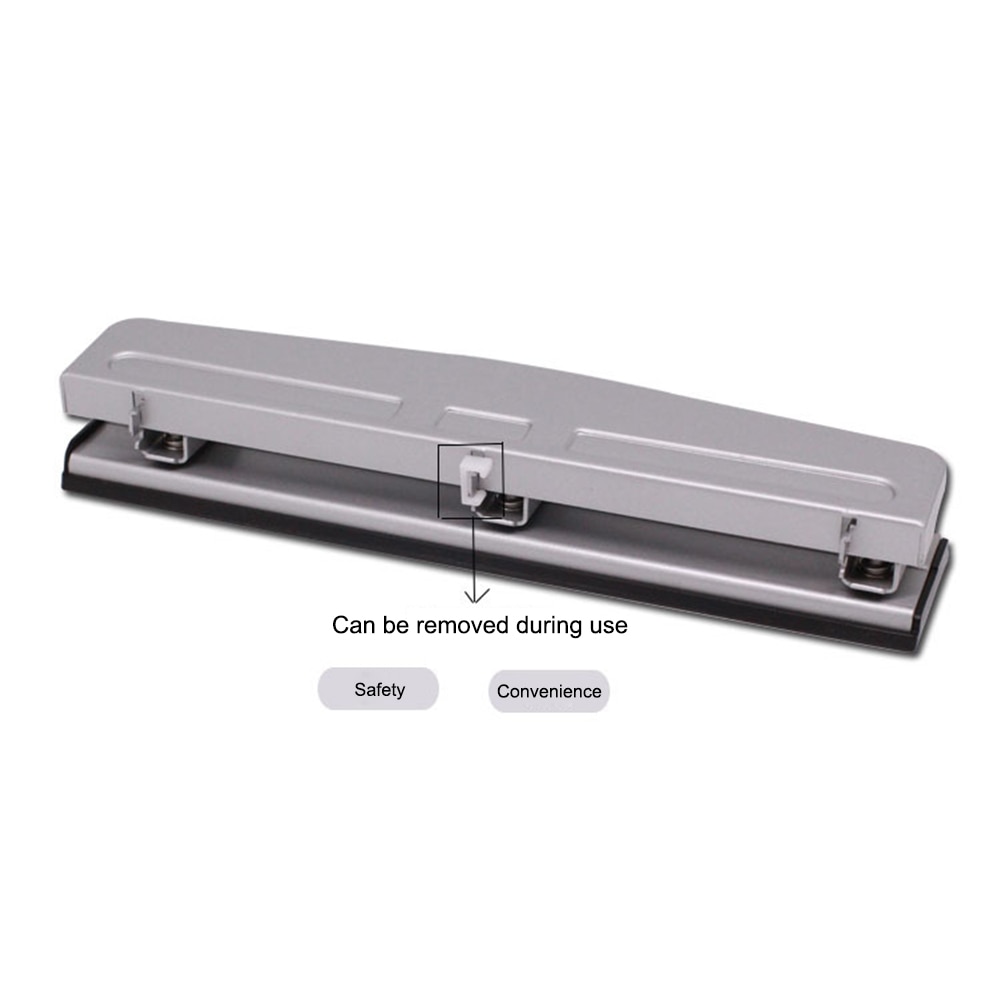 3 Holes Puncher Standard Punch Office Loose Leaf A4 Paper Binding Supplies Student Stationery Office Binding Equipment
