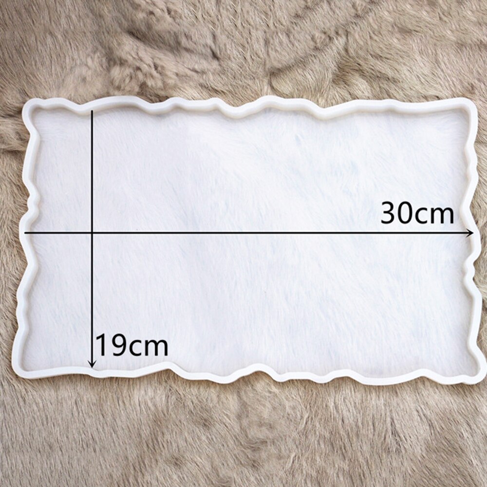 Coaster Molds Resin Casting Silicone Coaster Molds for Cake Fruit Holder Resin Epoxy Tray Coaster Mold Kit