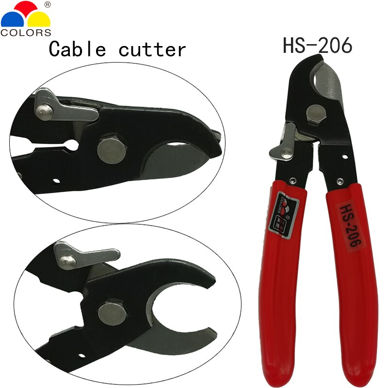 HS-206 Aluminum Copper Cable Wire Cutter Wire Cutting Tool Wire Stripper Electrician Hand Tool Pliers Max 35Mm2