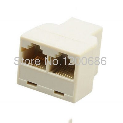 Network through the first three computer network cable splitter network interface one two split RJ45 three