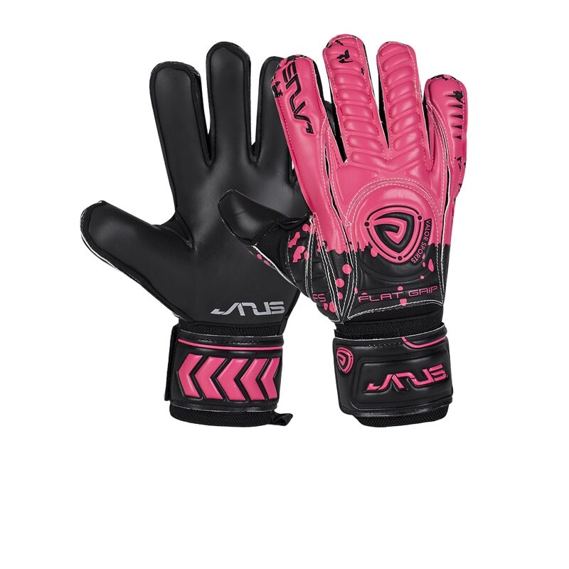 Professionelle Latex Torwart Handschuhe Für Goalie Fußball Fußball Mit Finger Schutz L476: Red / Size 10