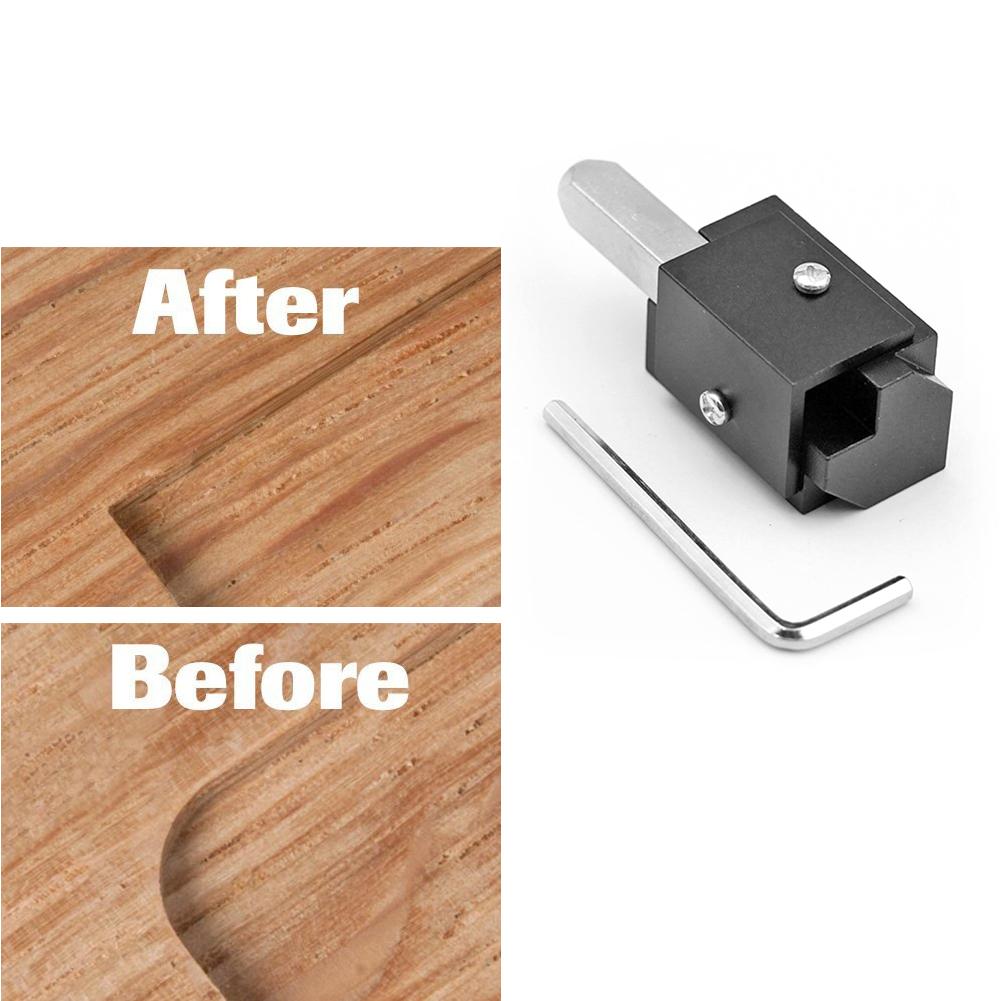 Corner Chisel Square Hinge Recesses Mortising Right Angle Knife Carving Chisel for Hinged Corners Wooden Lock Slots 80x30x30mm