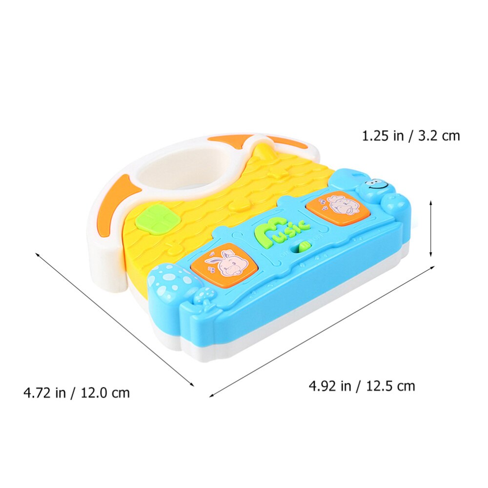 1pc Toddlers Music Toy Educational Toys Cartoon Feeding Toy Infant Toy Music House Toy for Toddler