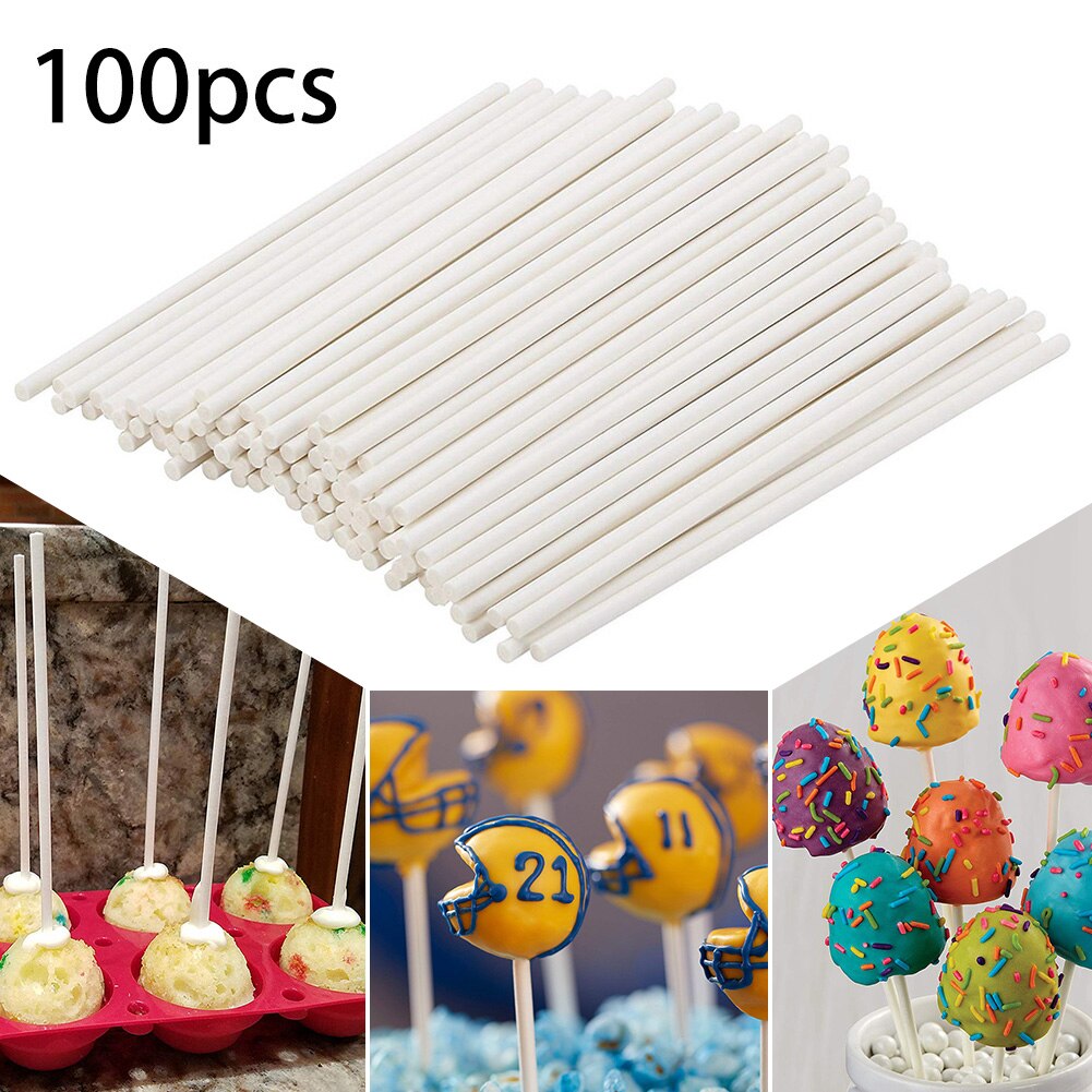 100/150Pcs Lollipop Paper Stick Chocolate Candy Pop Stick Safe And Durable With Smooth Surface Home supplies Children Non-toxic: 100pcs