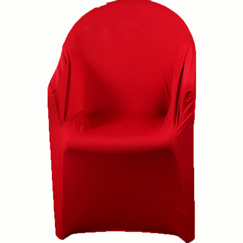 Elastisk lænestolbetræk stretch armstolsbetræk spandex slipcovers til lænestole bryllupsfest stol betræk housse de chaise: Rød