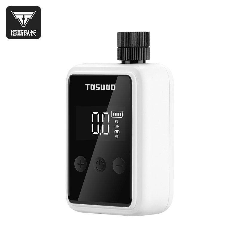 Tosuod ny cykel, elcykel, motorcykel intelligent højtryksluftpumpe multifunktionsoppustning: Hvid