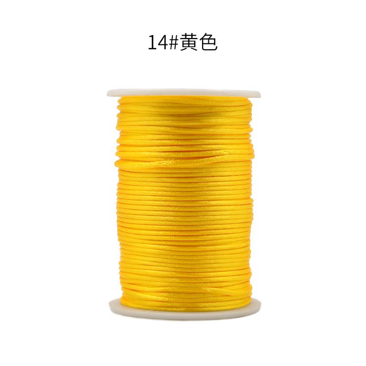 100m/roll DIY Wax Line Round Teabag Waxed Cotton Hand Made 2mm Necklace Rope Knitting Cord 1 Roll String Beading Thread: 12