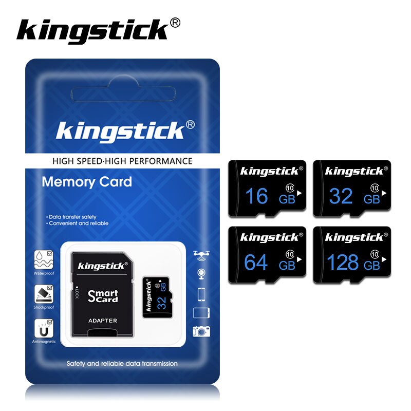 Carte Sd Class 10 32 Gb Microsd 8 Gb 16 Gb Sd-kaart 64 Gb Geheugenkaart 32 Gb Micro sd-kaart Cartao De Memoria 128 Gb Met Gratis Adapter