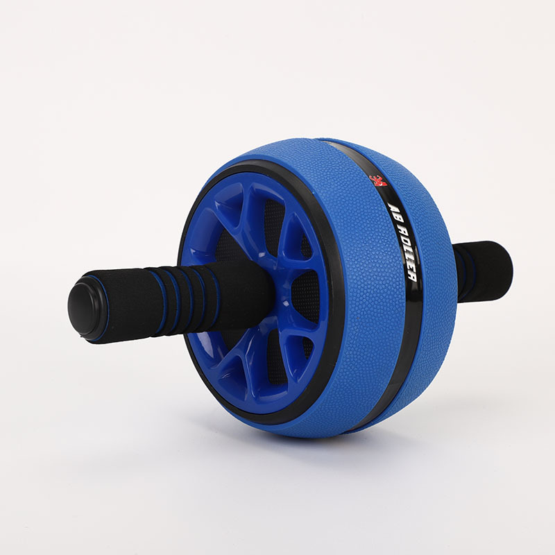 AB Rouleau pour Entraînement Entraînement de Base Exercrise Musculation Gymnastique À La Maison Équipement De Conditionnement Physique Mouvement Musculaire à Roues Simples: Bleu