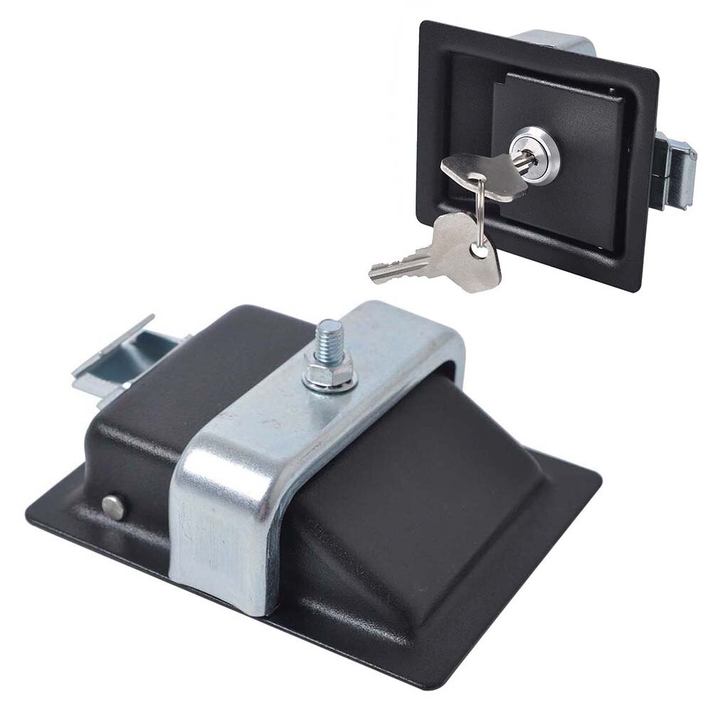 CR 2/4set Trailer Tool Box Locks Anti-Theft Paddle Handle Locks Deadbolt Caravan Trailer Accessories For Car Truck RV