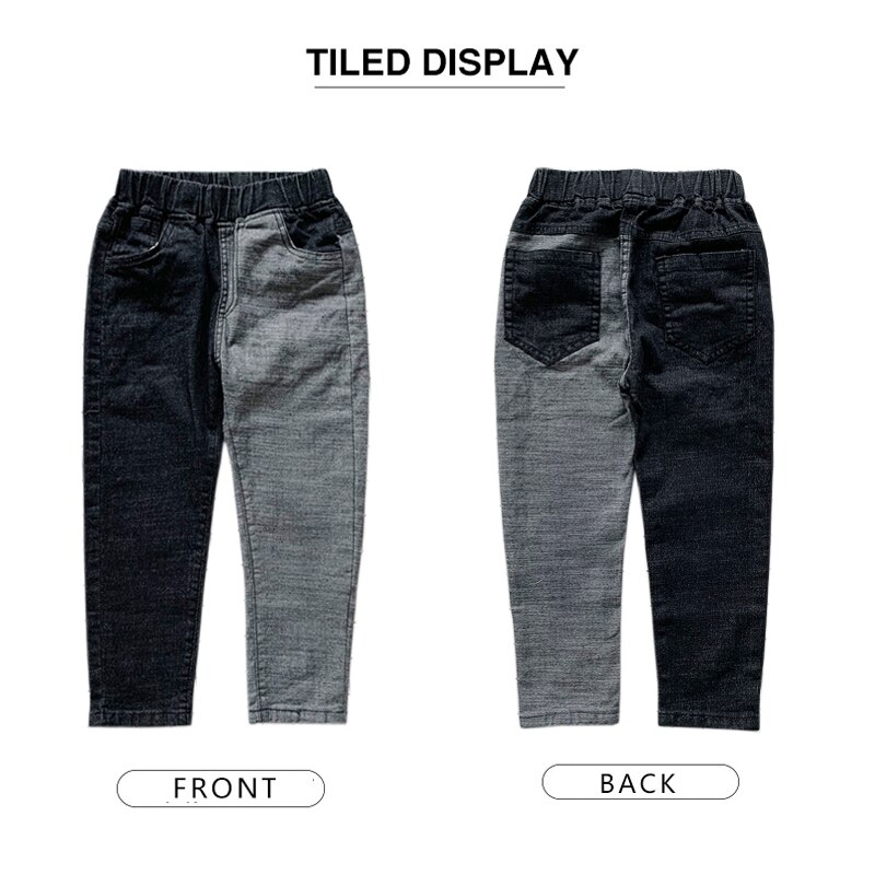 Xxl Jeans Slim per bambini ragazzi ragazze pantaloni Skinny in Denim pantaloni Casual per bambini 2-11 anni Jeans Stertch per bambini 2-11 anni