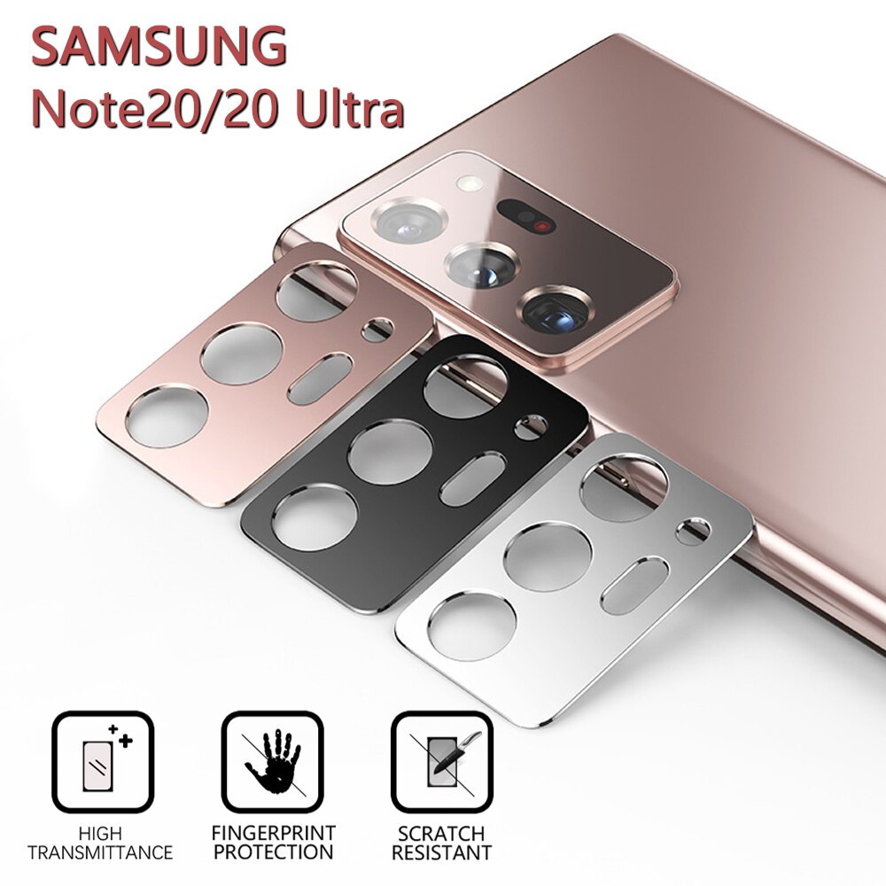 In Lega di alluminio a prova di Graffio Copertura Della Macchina Fotografica per Samsung Galaxy Note 20 20 Ultra Pellicola Protettiva Dello Schermo Obiettivo di Foglio di Protezione