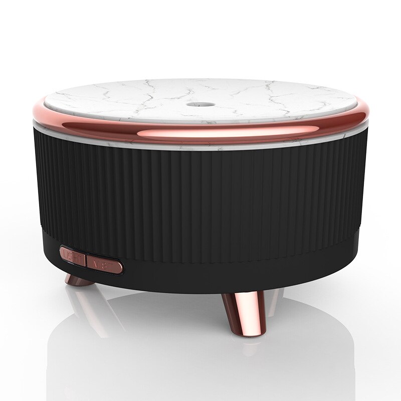 Electric Essential Oil Aroma Diffuser Ultrasonic Air Humidifier Aromatherapy Diffusers with LED Night Lamp For Home Office 500ML: Black / EU