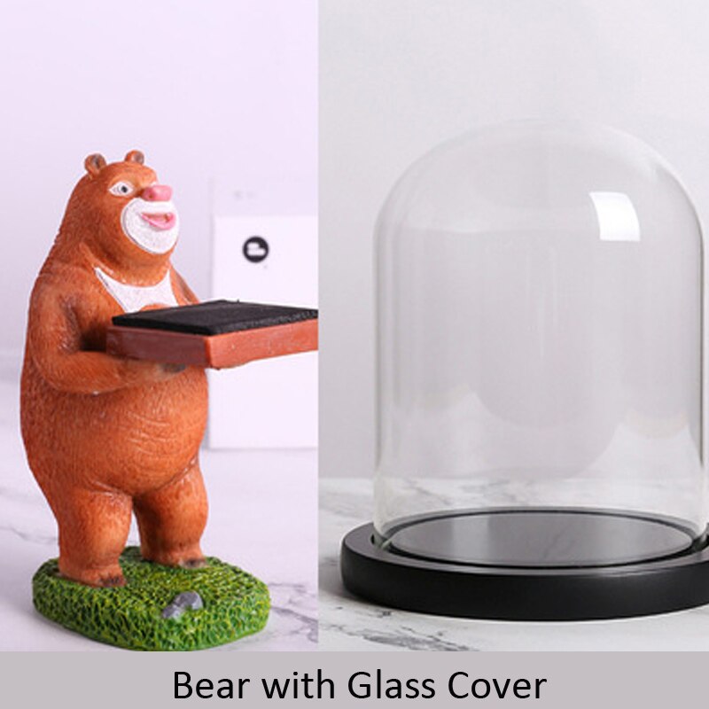 Unique Animals Shape Watch Stand Panada Special Watch And Jewelry Decoration Watch Display Stand Watch Box Case: Bear with Cover