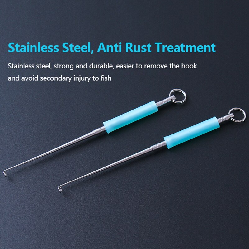 Stainless Steel Safety Extractor Fishing Hook Detacher Remover Rapid Decoupling Device For Fishing Tools Portable Fishing Tackle