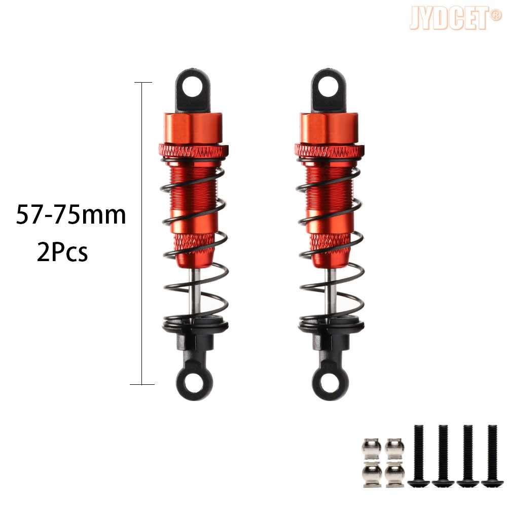 Amortisseur d'huile en alliage d'aluminium 75MM 80MM 90MM, pour voitures RC 1/10 adultes Tamiya CC01 Axial SCX10 D90