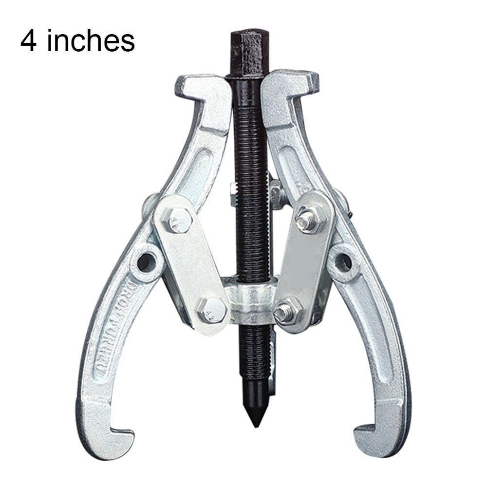 1PC 3 Jaw Bearing Puller Tool Gear/Hub Multifunctional inch 3/4 Puller Reversible Kit Pulley Removal Wheel Fly G2S8: 4 inch