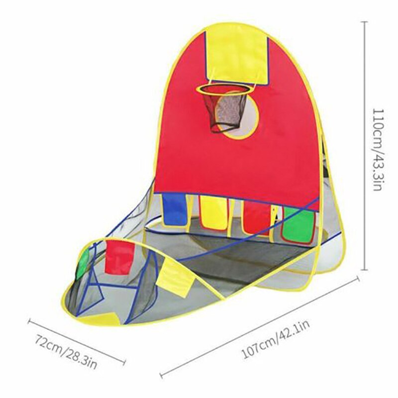 Faltbare Pop-Up Spielen Ball Schießen Zelt Ziel Basketball Hoop Schießen Kinder Spielzeug Außen-Und Innen Tragbare Kind Spielen zelt