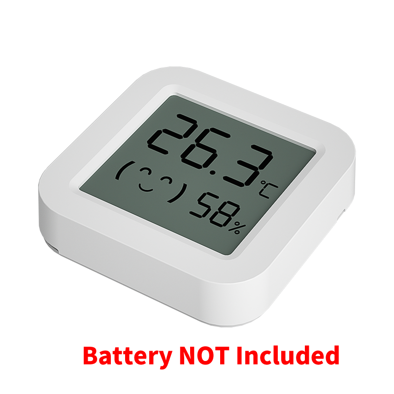 Mini termometr higrometr cyfrowy wyświetlacz LCD kryty elektroniczny czujnik temperatury i wilgotności miernik uśmiechnięta twarz wyświetlacz