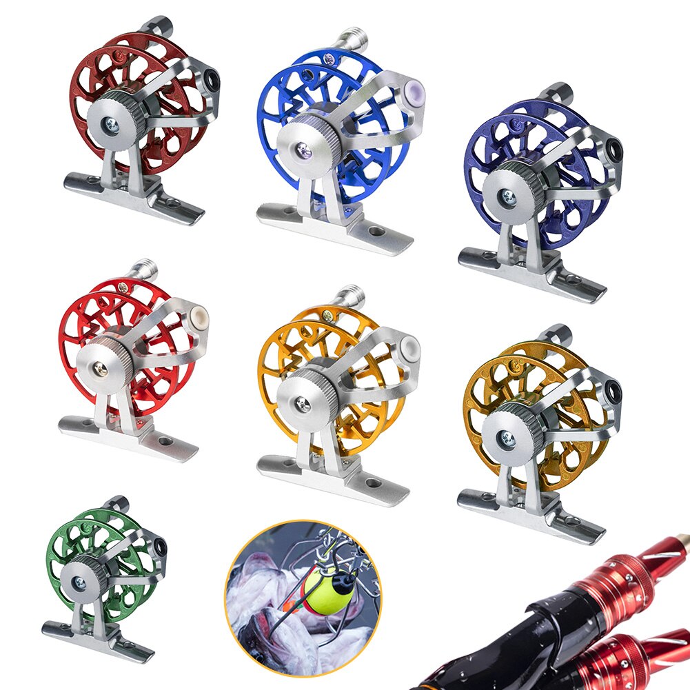 Metalen Vissen Reel Mini Private Reel Draagbare Ultralight Vissen Vlot Reel Winter Outdoor Visgerei Accessoires