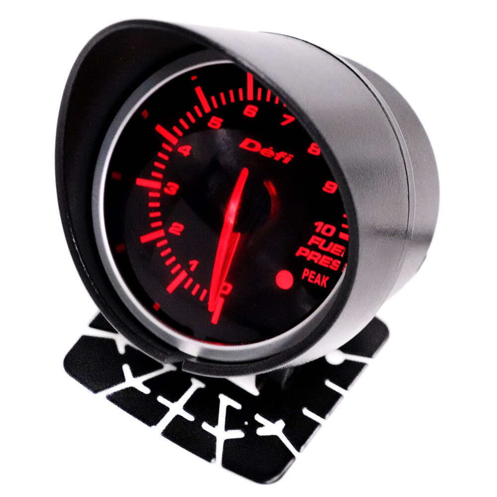 Universal df bf auto gauge varvräknare mätare med rött vitt ljus volt vatten temp oljepress vakuumförstärkning ext temp a/f ratio mätare