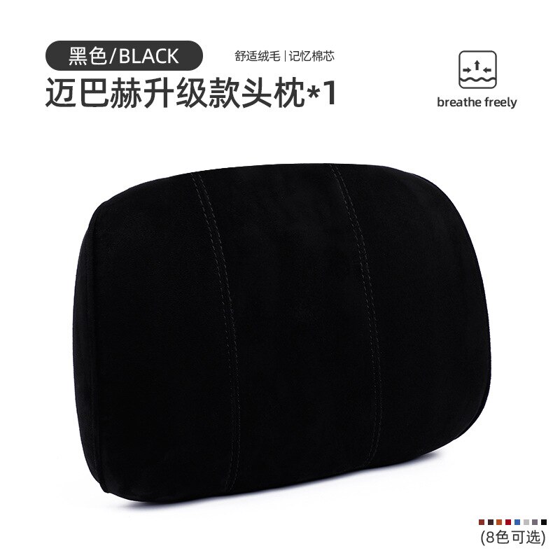 Zagłówek samochodowy poduszka strąk kark akcesoria robić poduszka robić auta z pianki pamięć wewnętrzny rdzeń zamszowy samochód szyi poduszka siedziskowa akcesoria wewnętrzne