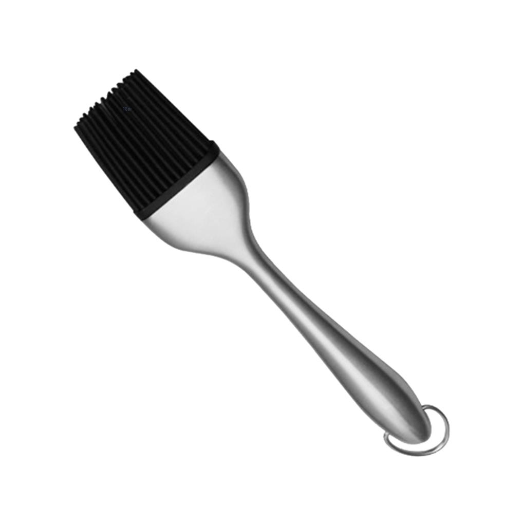 Silicone Basting Brush BBQ Grill Oil Sauce Brush Stainless Steel Handle Pastry Brush Butter Bread Brush BBQ Kitchen Accessories: no2