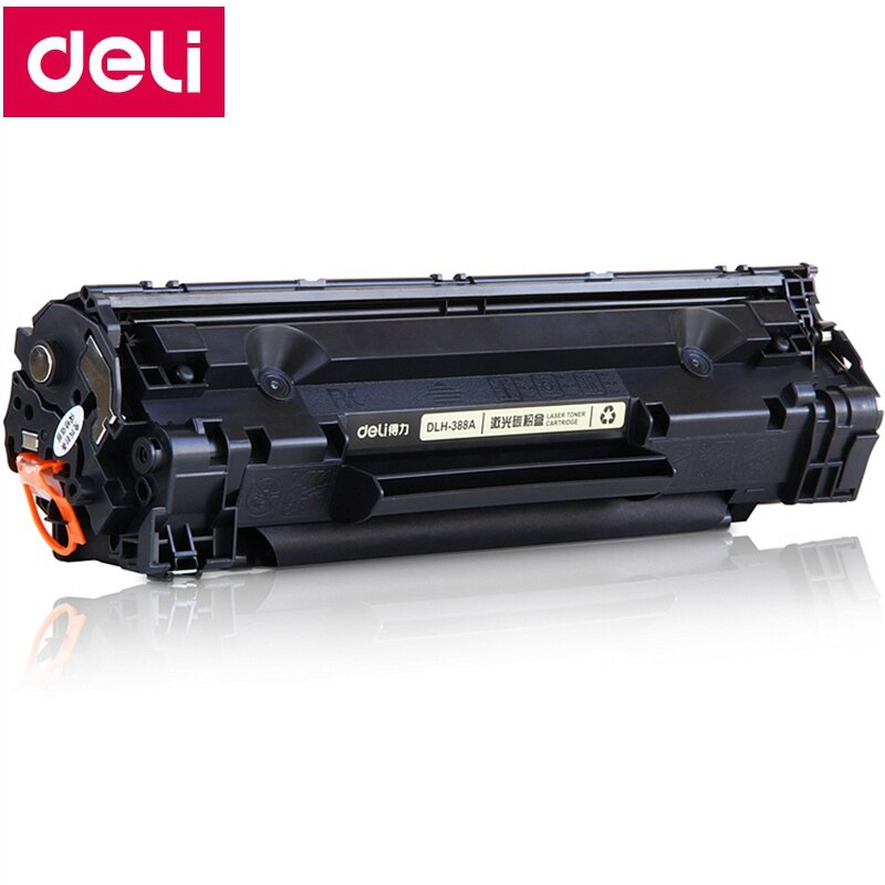 Deli -388a tonercartridges voor hp laserjet  p1007/p1008/p1106/p1108/m1136/m1213nf/m1216 inclusief 80g tonerpoeder, print 1500 pagina's