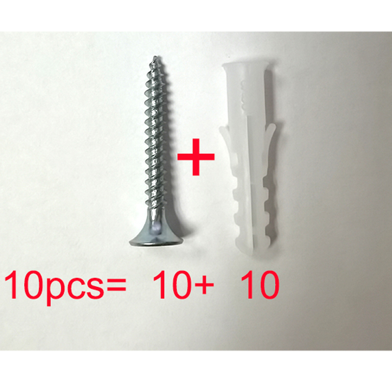 10 Uds. De polea para corredor de cortina, tornillos de Metal, soporte de montaje lateral, tapa de extremo de riel de sujeción superior fija, accesorios de riel de sellado D4: Morado