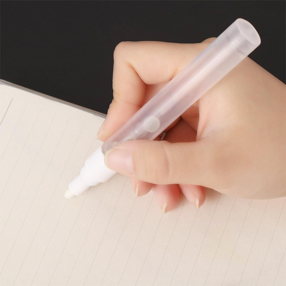Tinta recargable de plástico para uso repetible, bolígrafo de Pintura transparente, accesorios, varilla vacía, bolígrafos de Graffiti, marcador de tiza líquida