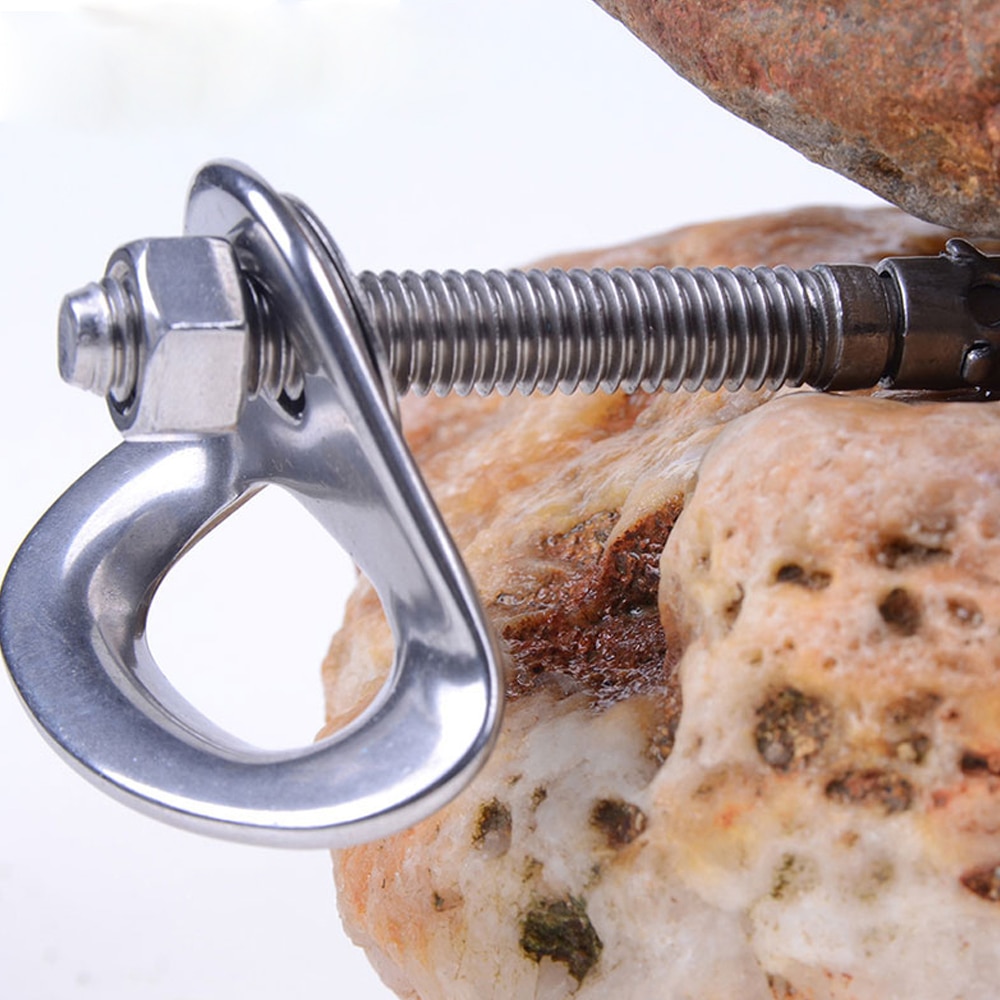 XINDA Rock Climb Fastening Bolt Fixed Point Expansion Screw Piton Karabiner Rock piton Nut Outdoor Sports Equipment