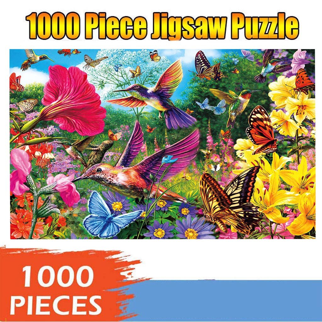 1000 Stuks Legpuzzels Houten Assembleren Foto Landschap Puzzel Speelgoed Voor Volwassenen Childrens Kids Spelletjes Educatief Speelgoed: Blauw
