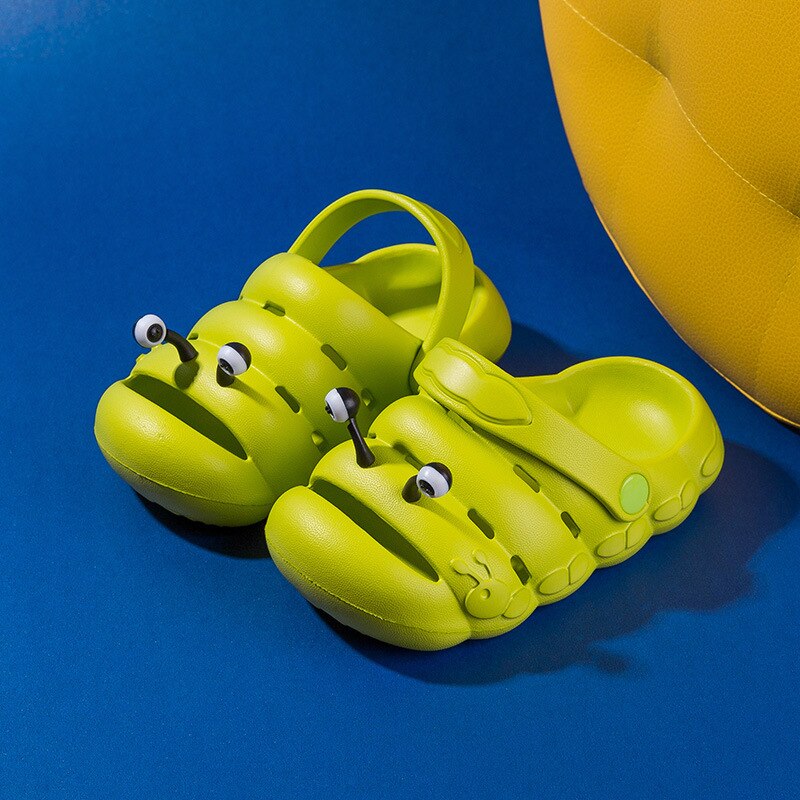 Sandales Caterpillar pour enfants, chaussures de jardin à semelles souples, pour garçons et filles, été: green / 150