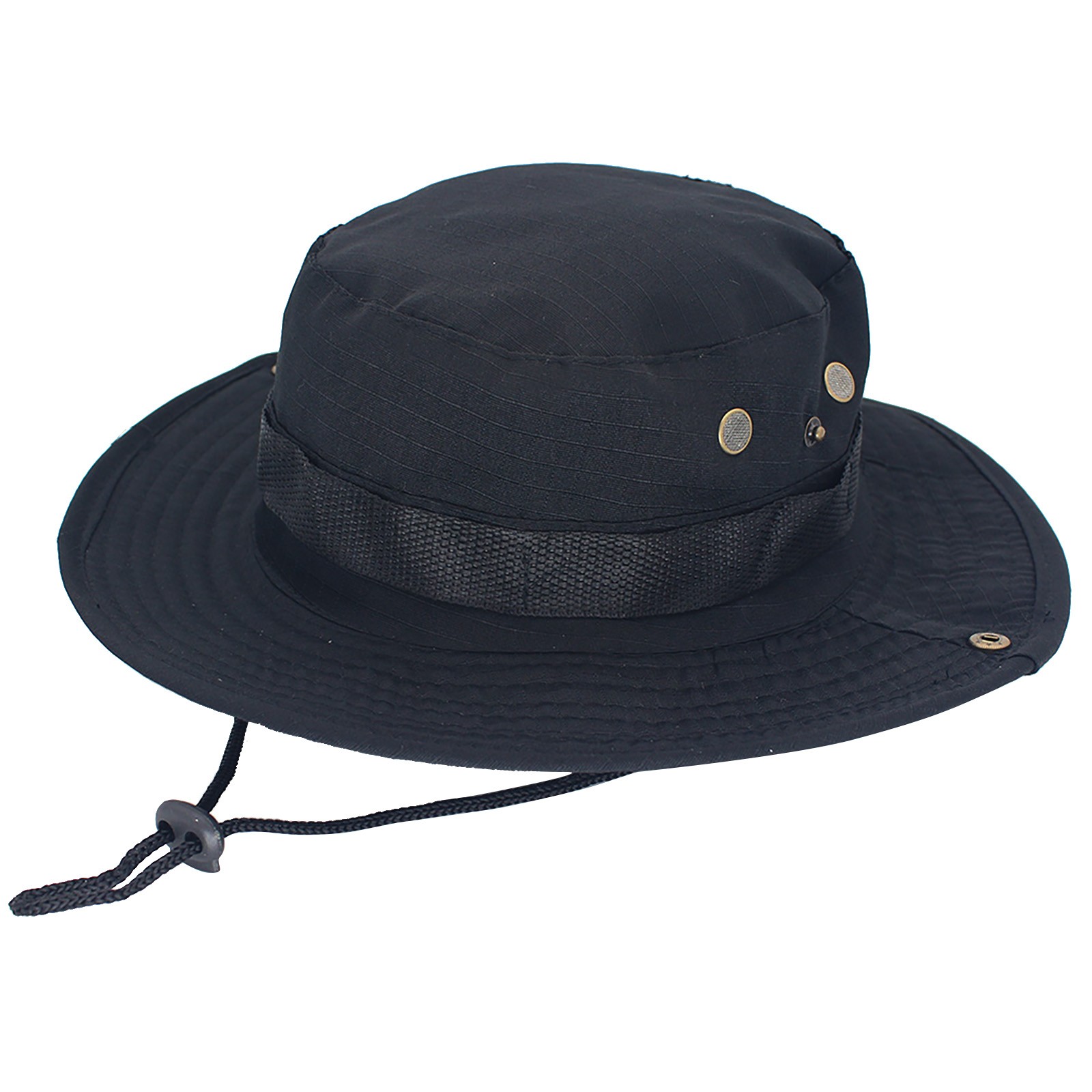 Grand chapeau de soleil avant-toit pour homme, casquette pour homme, , équitation, randonnée, pêche, plein air, , pare-soleil, 7: Black