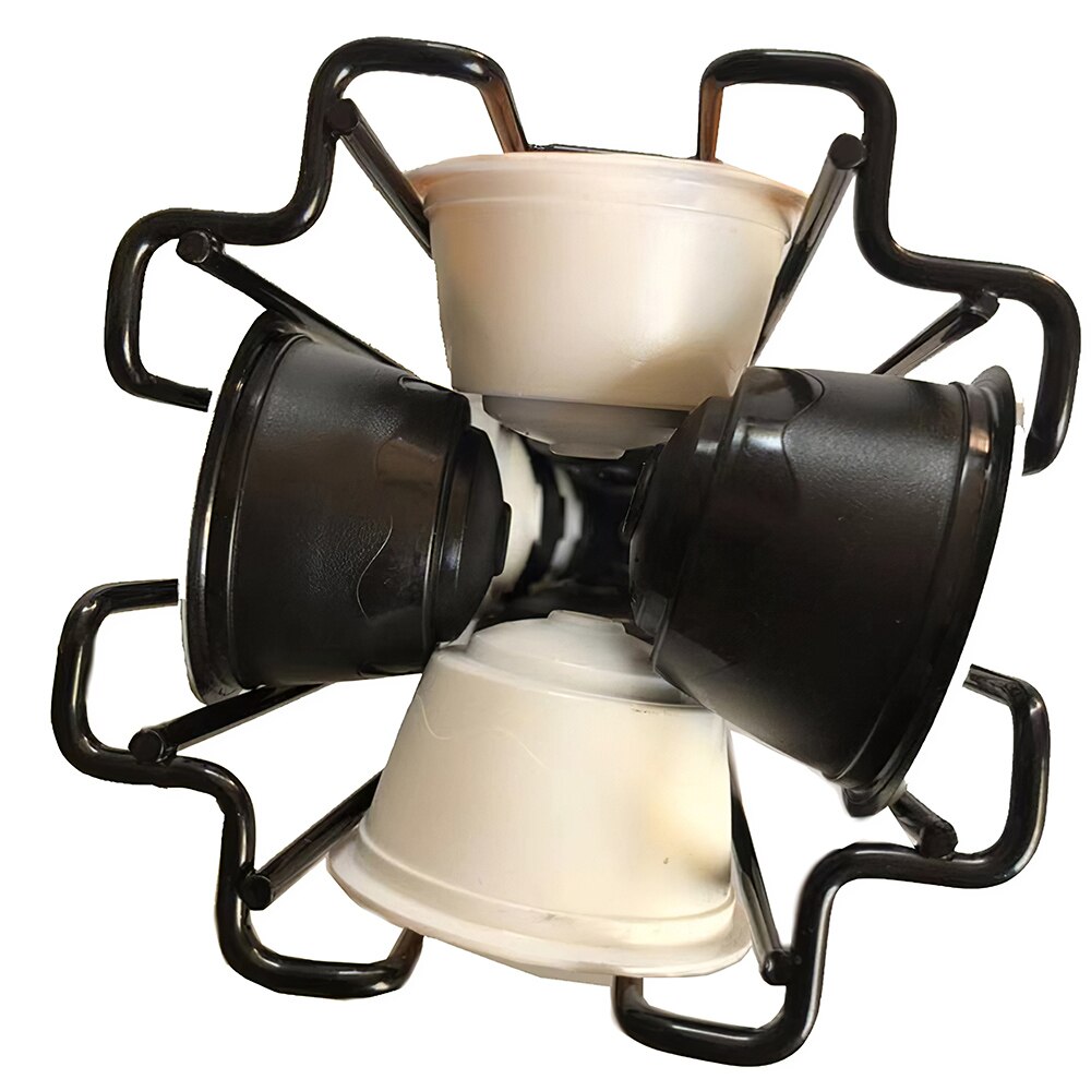24 Cups Coffee Pods Holder Rotating Rack Coffee Capsule Stand For Dolce Gusto Capsules Storage Shelve Organization Holder