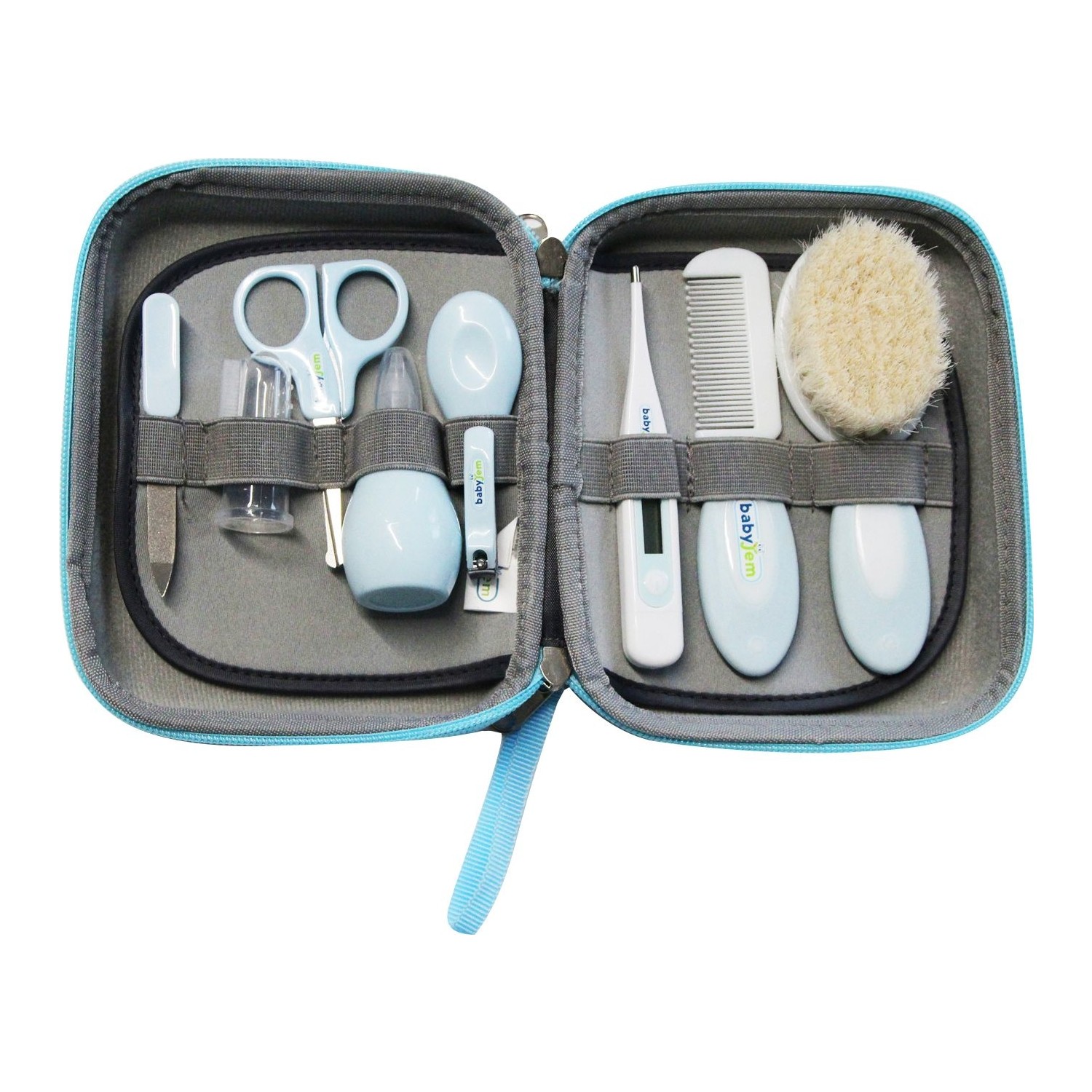 Baby Care Kit 9 Stuks Blauw En Roze Zal Onmisbaar Vanaf De Geboorte Van Uw Baby: BLUE
