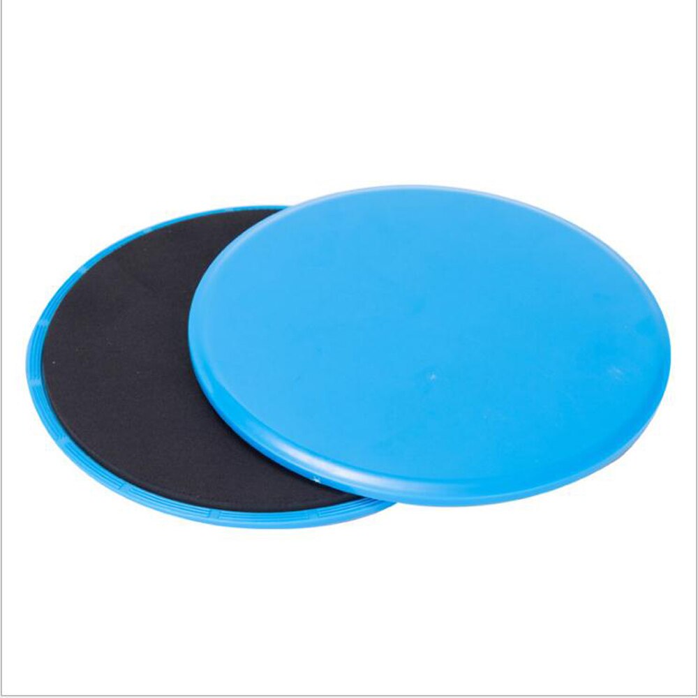 2 x Delta discos disco Core deslizadores doble cara Fitness gimnasio en casa ejercicio deslizante para Fitness de equipos de Fitness: Azul