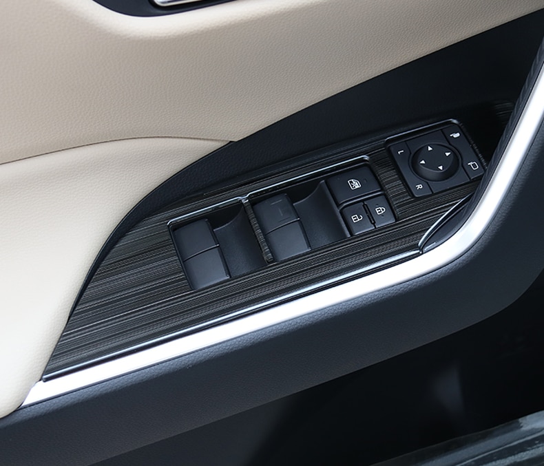 Para toyota rav4 rav 4 xa50 partes accesorios interiores coche ventana motor puerta manija reposabrazos cubierta pegatina embellecedor cubierta