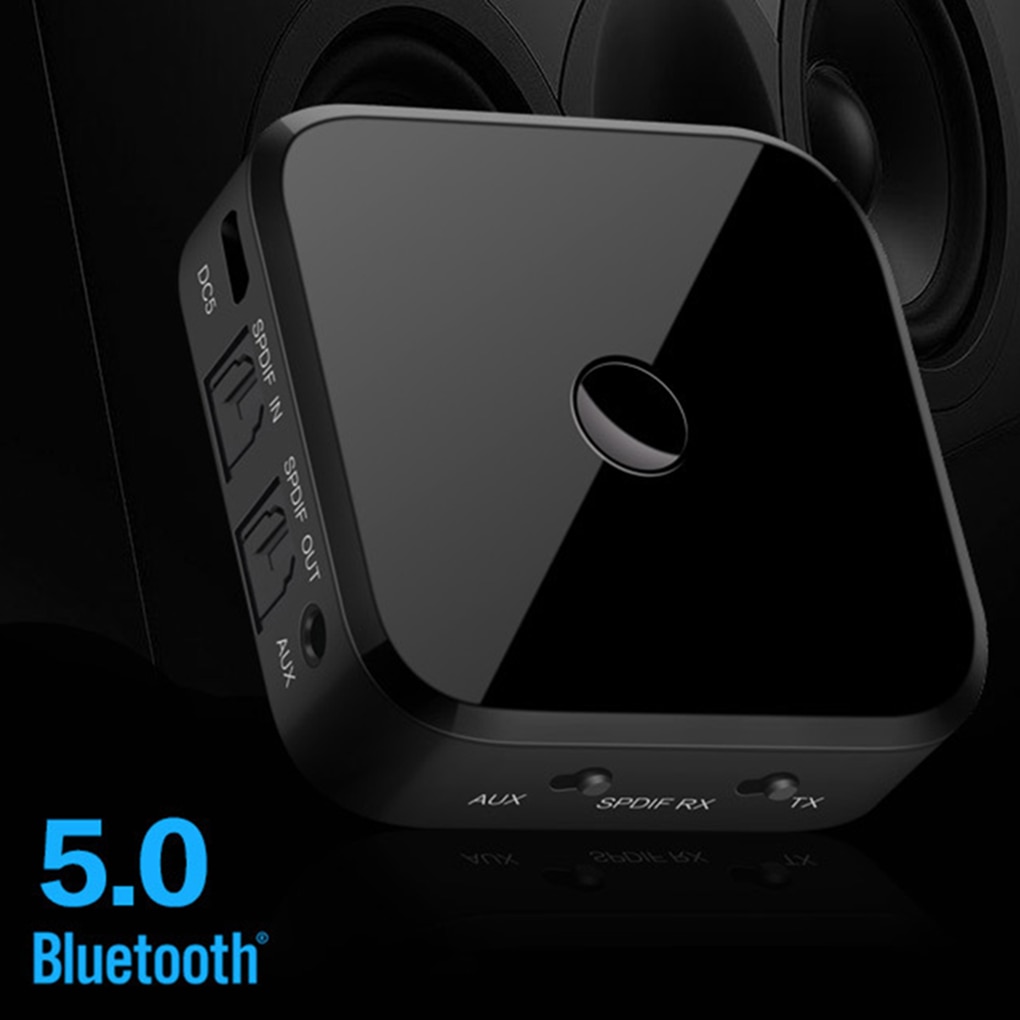 Bluetooth 5.0 Hd Audio Zender Ontvanger Ondersteunt 3.5 Mm Aux Spdif Digitale Tv Draadloze Adapter