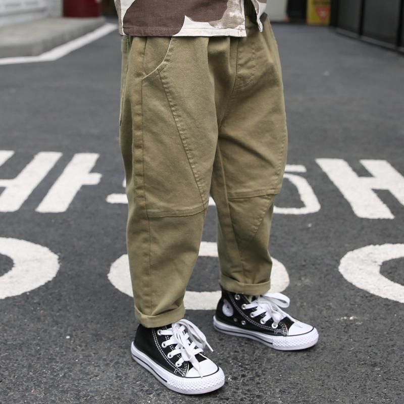 1-8Y pantaloni Cargo per bambini in cotone morbido primavera autunno bambini ragazzi pantaloni sportivi Casual abbigliamento moda pantaloni lunghi per bambini 2022 nuovo: Army Green / 130(7-8T)