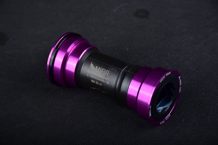 BB-C68 Ordinary Bottom Bracket Road Bicycle Bearing Axis Bottom Bracket Mountain Bike Bottom Bracket Bike Parts: Press Purple